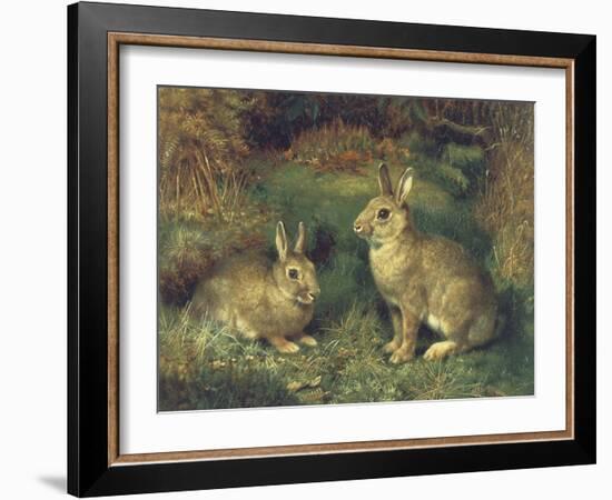 Rabbits-Henry Carter-Framed Giclee Print