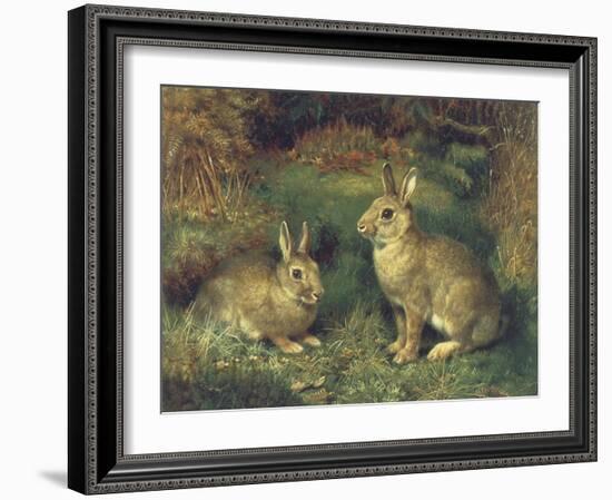 Rabbits-Henry Carter-Framed Giclee Print
