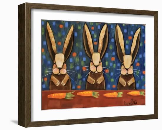 Rabbits-Karrie Evenson-Framed Art Print