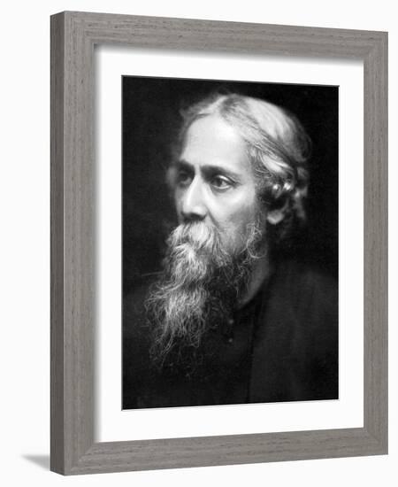 Rabindranath Tagore (1861-194), Indian Philosopher and Poet, C1930-1941-null-Framed Photographic Print