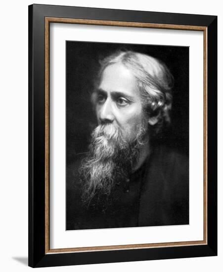 Rabindranath Tagore (1861-194), Indian Philosopher and Poet, C1930-1941-null-Framed Photographic Print