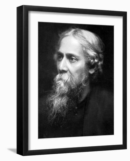 Rabindranath Tagore (1861-194), Indian Philosopher and Poet, C1930-1941-null-Framed Photographic Print