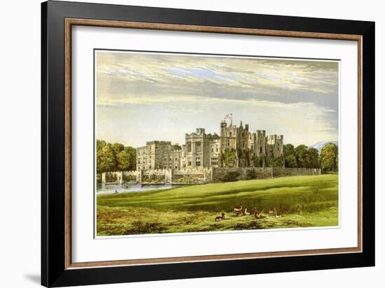 Raby Castle, County Durham, Home of the Duke of Cleveland, C1880-AF Lydon-Framed Giclee Print