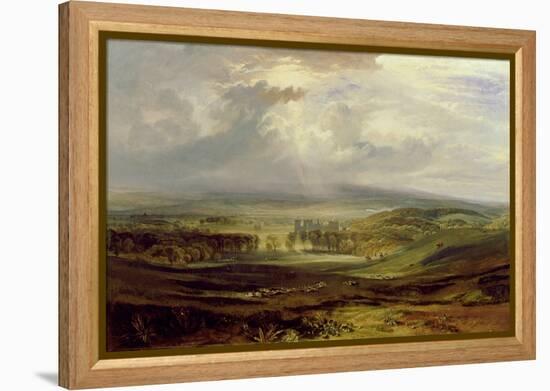 Raby Castle, the Seat of the Earl of Darlington, 1817 (Oil on Canvas)-Joseph Mallord William Turner-Framed Premier Image Canvas