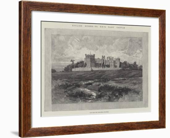 Raby Castle, View from the Fields Near the Road-Charles Auguste Loye-Framed Giclee Print