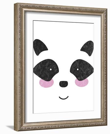 Raccoon Hugs-Clara Wells-Framed Art Print