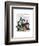 Raccoon Party-Fab Funky-Framed Art Print