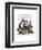 Raccoon Party-Fab Funky-Framed Art Print