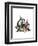 Raccoon Party-Fab Funky-Framed Art Print