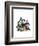 Raccoon Party-Fab Funky-Framed Art Print