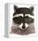 Raccoon-Jeannine Saylor-Framed Stretched Canvas