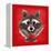 Raccoon-Bella Dos Santos-Framed Stretched Canvas