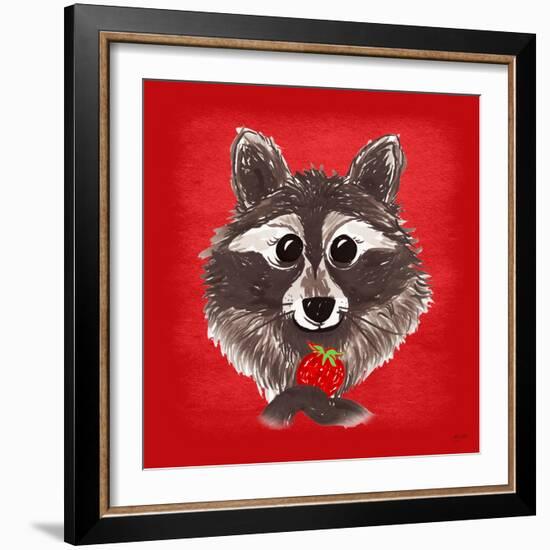 Raccoon-Bella Dos Santos-Framed Art Print