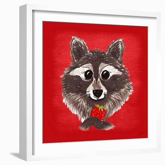 Raccoon-Bella Dos Santos-Framed Art Print