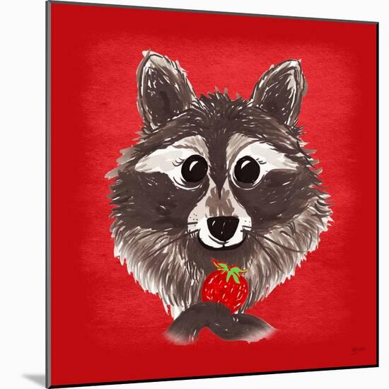 Raccoon-Bella Dos Santos-Mounted Art Print