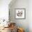 Raccoon-Josefina-Framed Art Print displayed on a wall