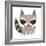 Raccoon-Josefina-Framed Art Print