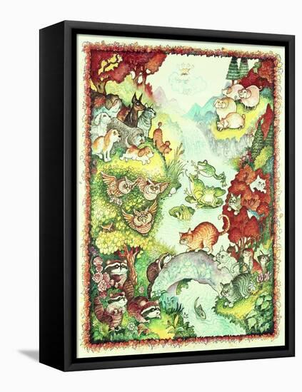 Raccoons and Rats-Bill Bell-Framed Premier Image Canvas