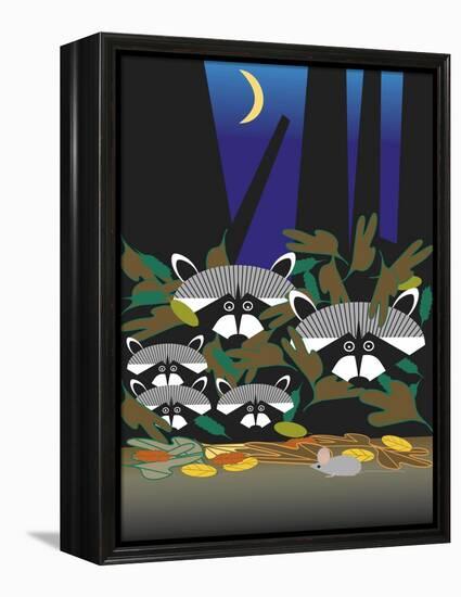 Raccoons-Marie Sansone-Framed Premier Image Canvas