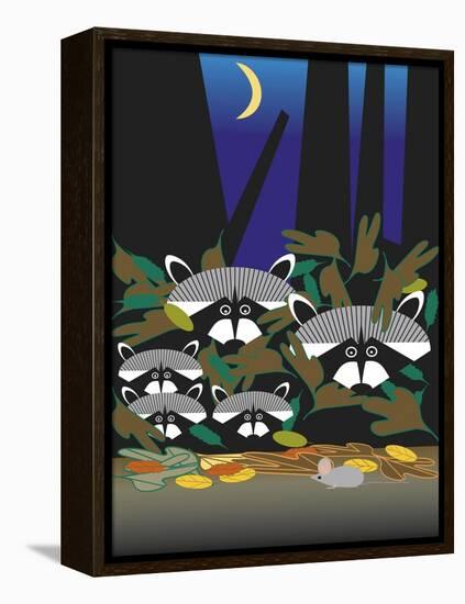 Raccoons-Marie Sansone-Framed Premier Image Canvas