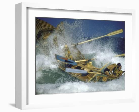 Race at Life Savers Beach Carnival-John Dominis-Framed Photographic Print