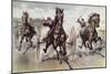 Race For Blood-Currier & Ives-Mounted Giclee Print