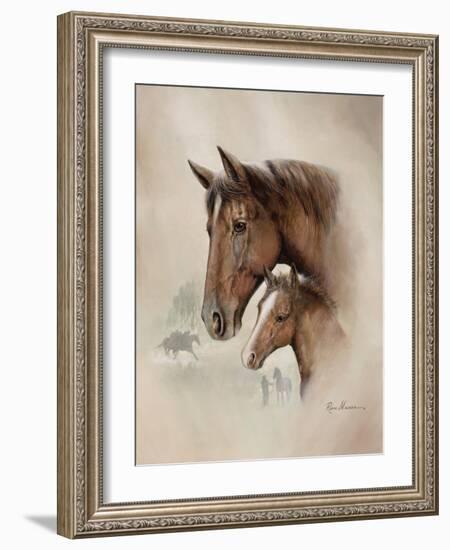 Race Horse I-Ruane Manning-Framed Art Print