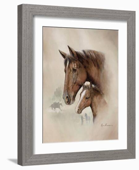 Race Horse I-Ruane Manning-Framed Art Print