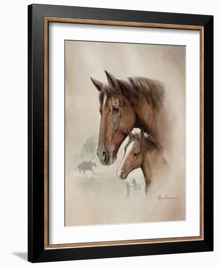 Race Horse I-Ruane Manning-Framed Art Print