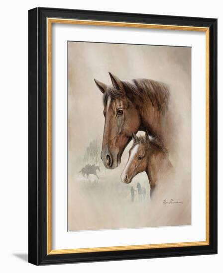 Race Horse I-Ruane Manning-Framed Art Print