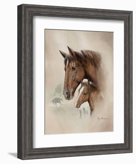 Race Horse I-Ruane Manning-Framed Art Print