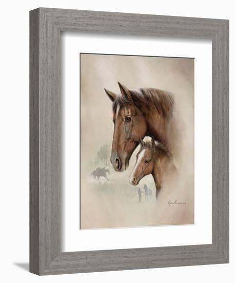 Race Horse I-Ruane Manning-Framed Art Print