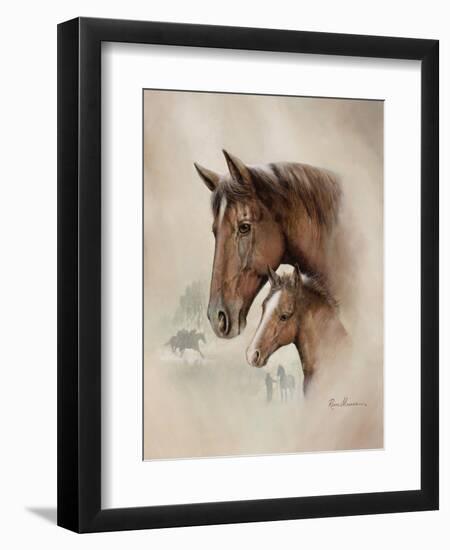 Race Horse I-Ruane Manning-Framed Art Print