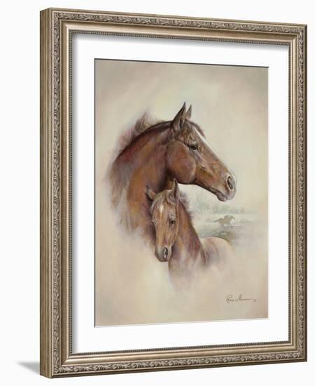 Race Horse II-Ruane Manning-Framed Premium Giclee Print