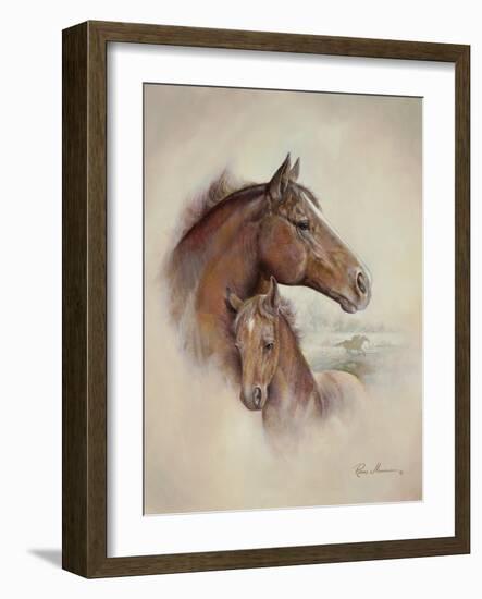 Race Horse II-Ruane Manning-Framed Premium Giclee Print