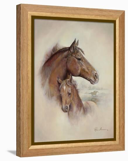 Race Horse II-Ruane Manning-Framed Stretched Canvas