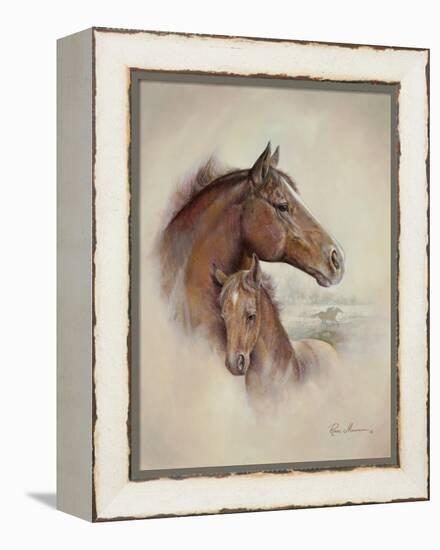 Race Horse II-Ruane Manning-Framed Stretched Canvas