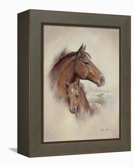 Race Horse II-Ruane Manning-Framed Stretched Canvas