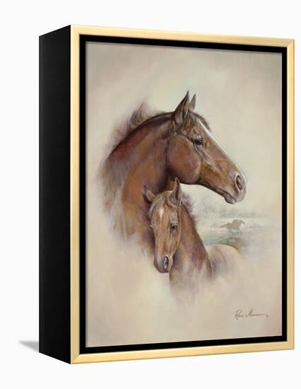 Race Horse II-Ruane Manning-Framed Stretched Canvas