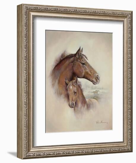 Race Horse II-Ruane Manning-Framed Premium Giclee Print