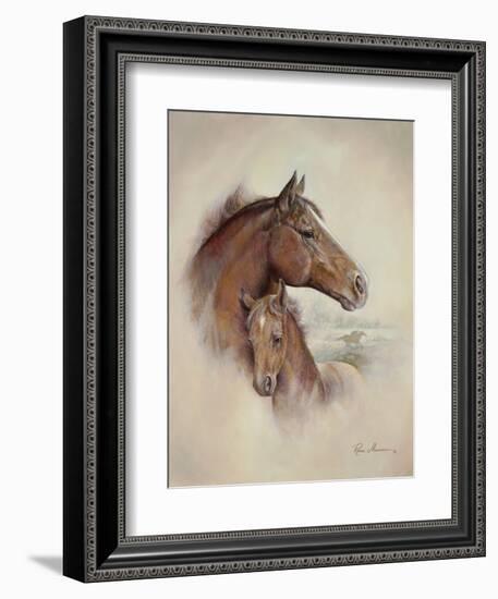 Race Horse II-Ruane Manning-Framed Art Print