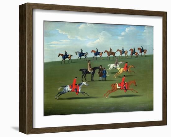 Race Horses Exercising in a Landscape-SEYMOUR-Framed Giclee Print