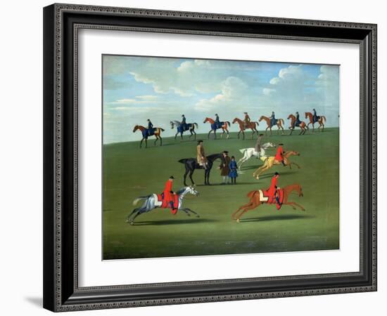 Race Horses Exercising in a Landscape-SEYMOUR-Framed Giclee Print