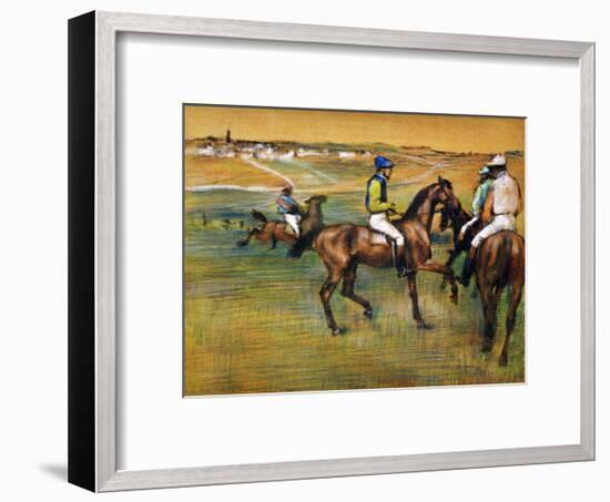 Race Horses-Edgar Degas-Framed Giclee Print