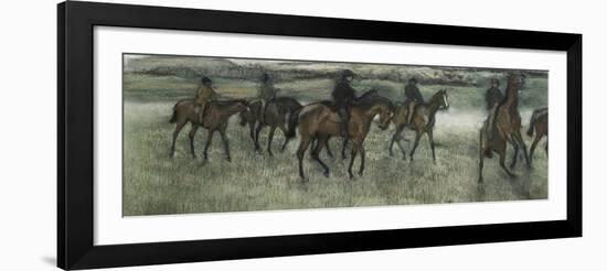 Race Horses-Edgar Degas-Framed Giclee Print