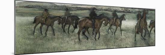 Race Horses-Edgar Degas-Mounted Giclee Print