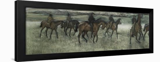 Race Horses-Edgar Degas-Framed Giclee Print