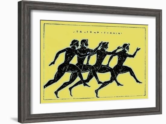 Race, Illustration from 'History of Greece' by Victor Duruy, Published 1890-American-Framed Giclee Print