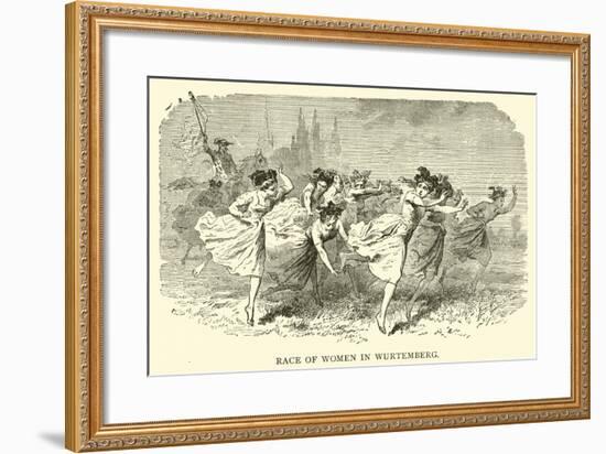 Race of Women in Wurtemberg-null-Framed Giclee Print