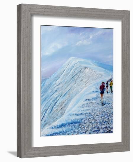 Race on Helvellyn, 2018-Vincent Alexander Booth-Framed Giclee Print